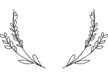 Stickdatei - Kranz 1 Doodle